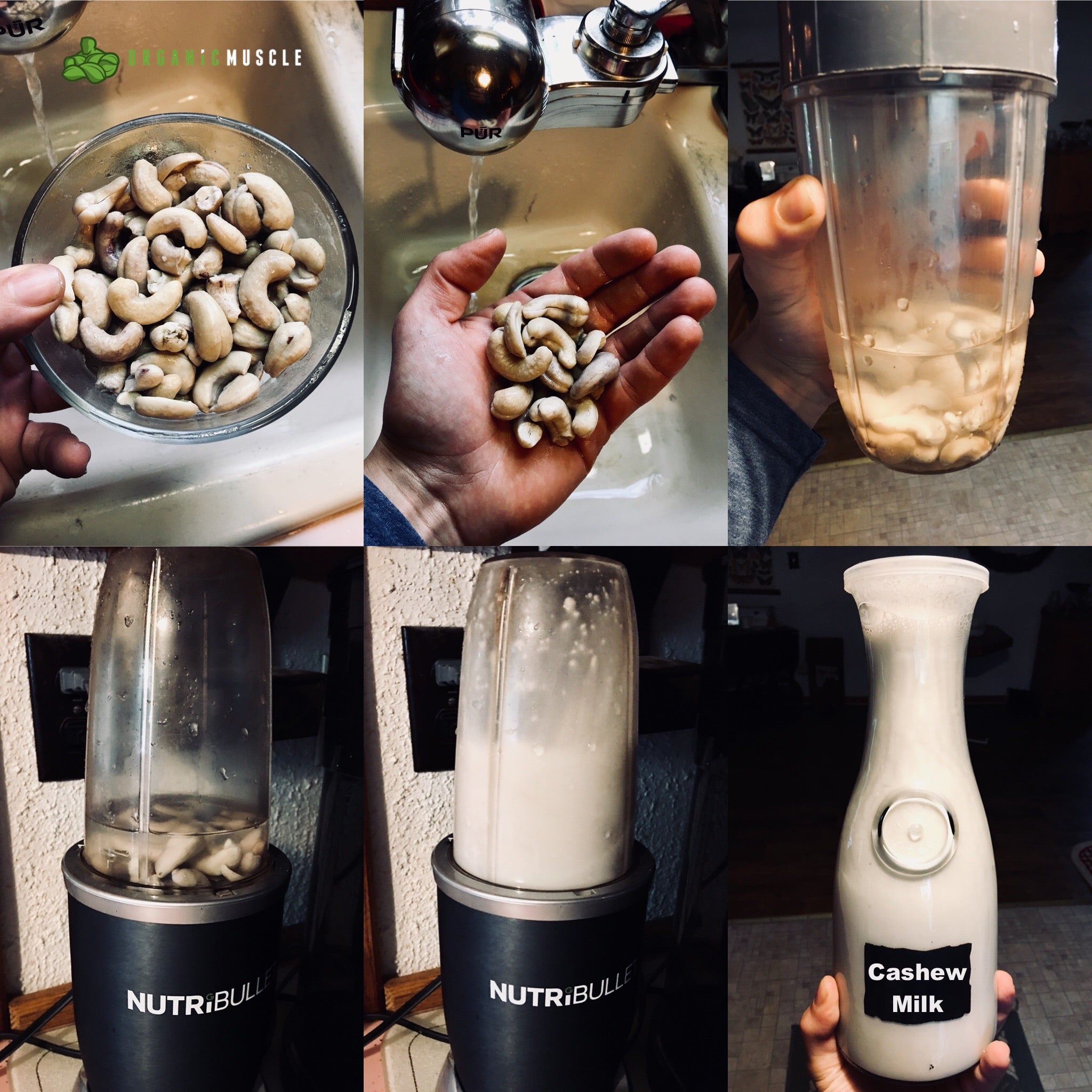 Homemade Cashew Milk - Organic Muscle Fitness Supplements