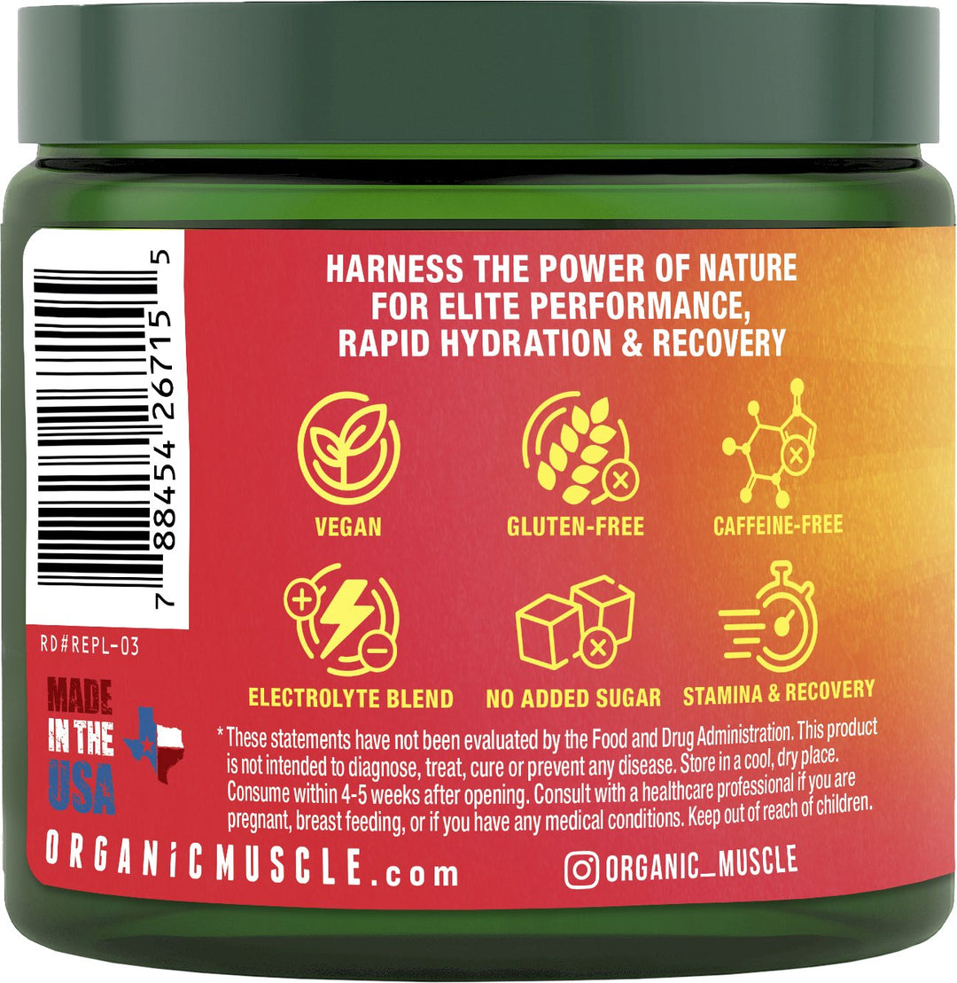 Electrolyte Hydrator - Organic Muscle Fitness SupplementsOrganic Muscle SupplementsOrganic Muscle Fitness Supplements788454267155