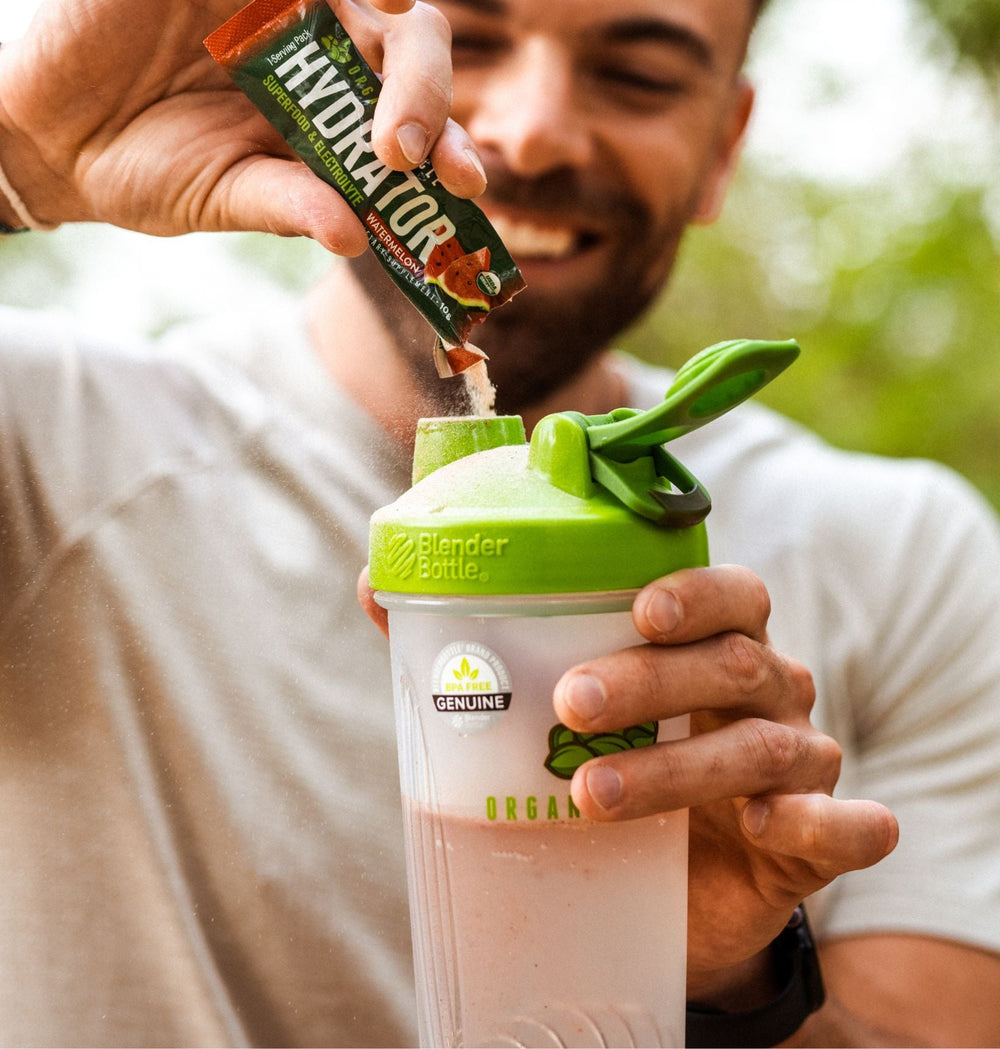 Organic Muscle Blender Bottle w/Classic Loop Top - 28oz - Organic Muscle Fitness SupplementsOrganic Muscle Fitness SupplementsOrganic Muscle Fitness Supplements