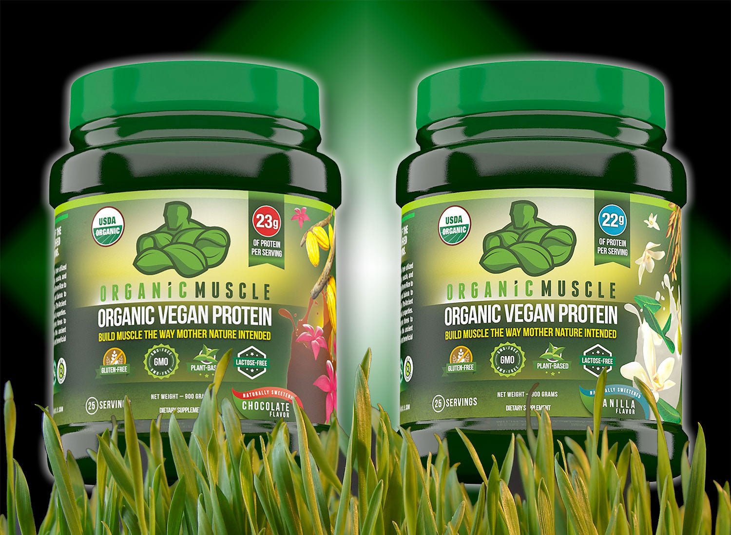 Organic Vegan Protein - Organic Muscle Fitness Supplements