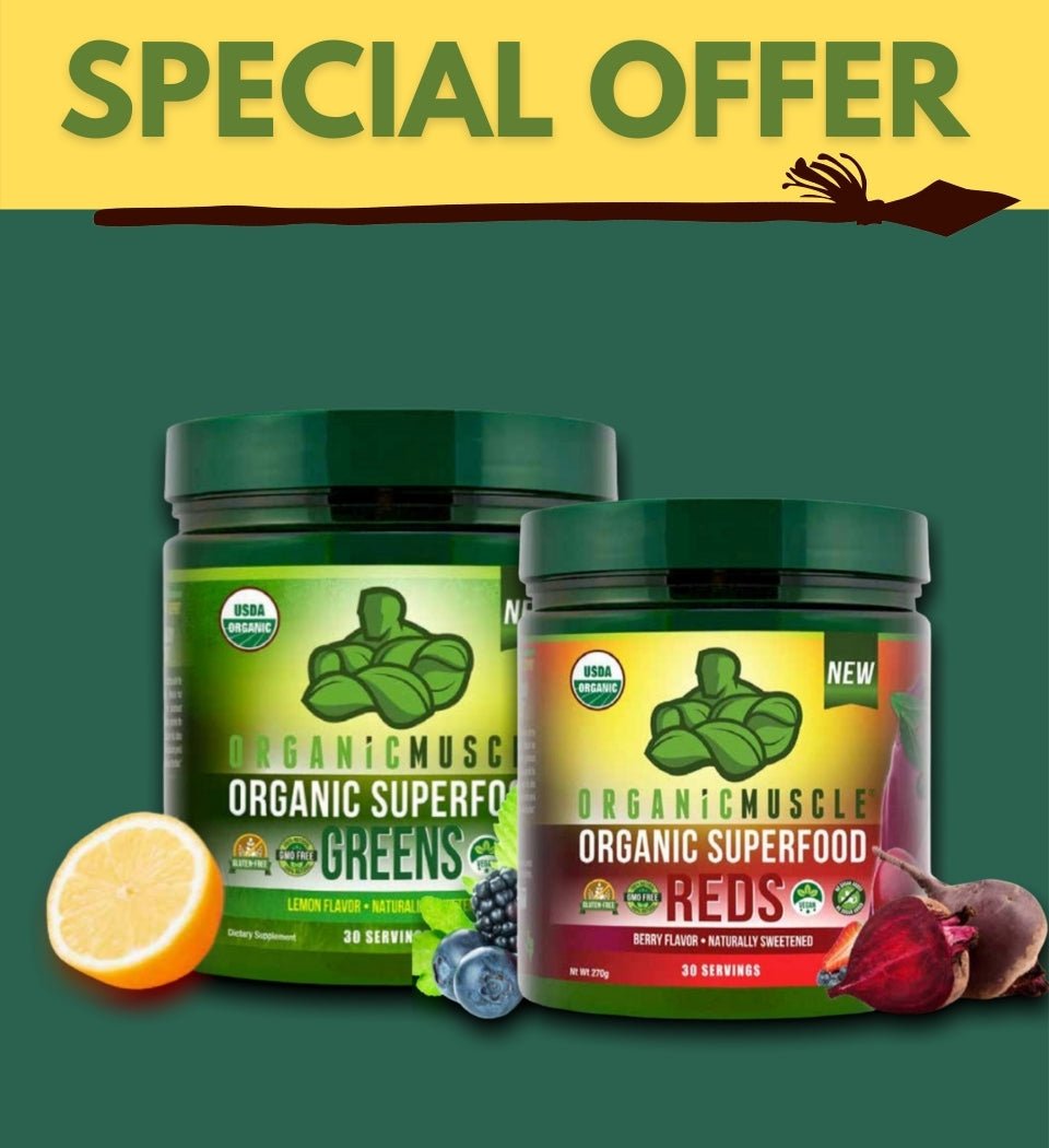 Special pricing on organic supplements