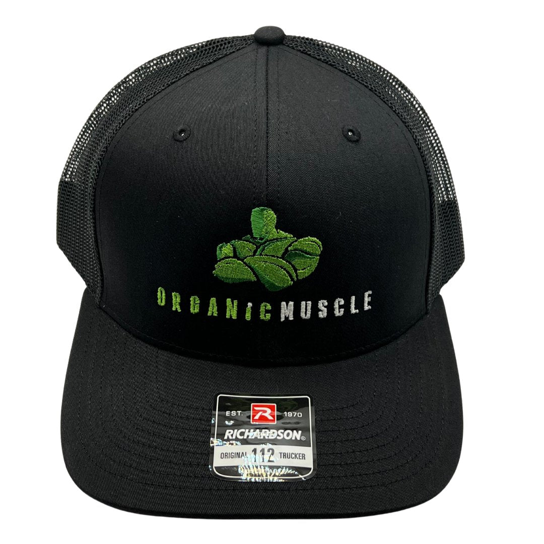 Organic Muscle Snapback Hat - Black - Organic Muscle Fitness SupplementsOrganic Muscle Fitness SupplementsOrganic Muscle Fitness Supplements